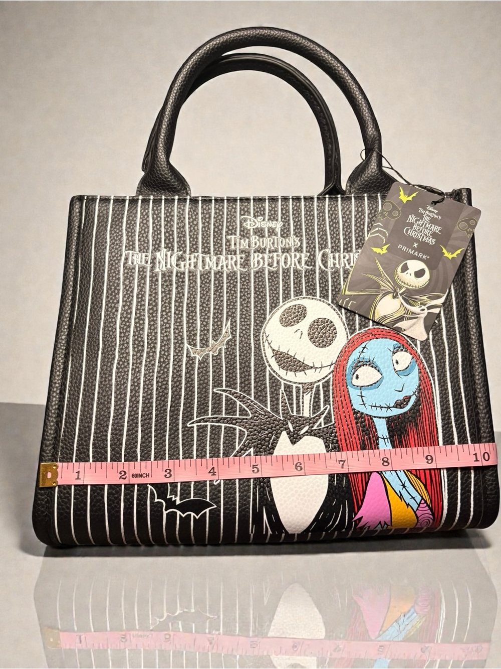 The Nightmare Before Christmas Sally & Jack Black Tote Bag by Primark NWT - Picture 4 of 10